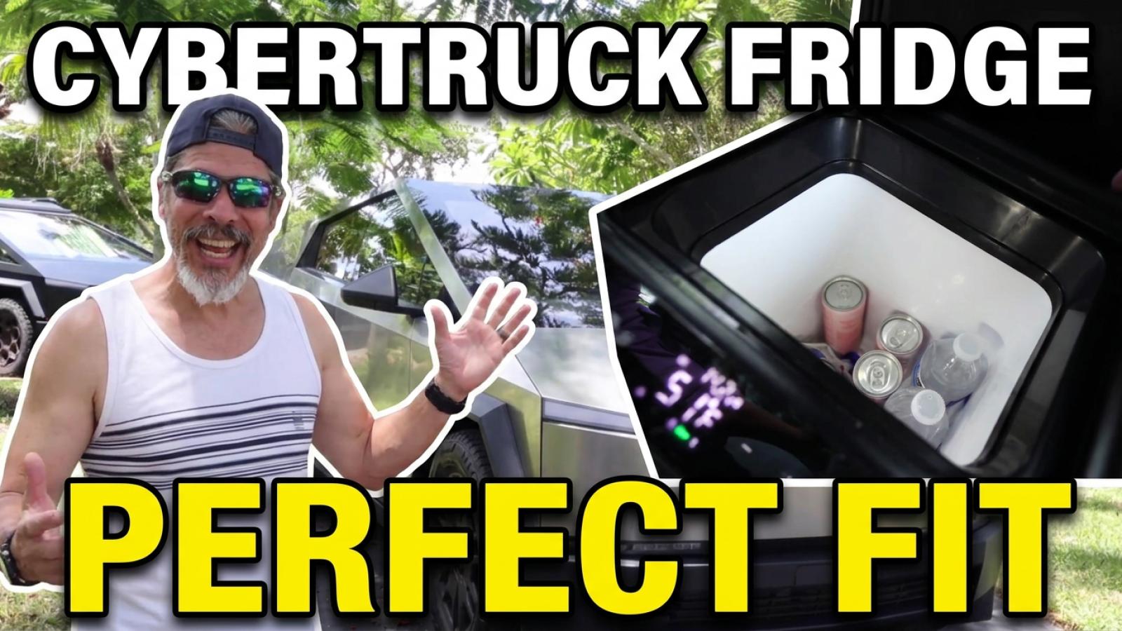 T-Launch Cybertruck Center Console Floor Refrigerator